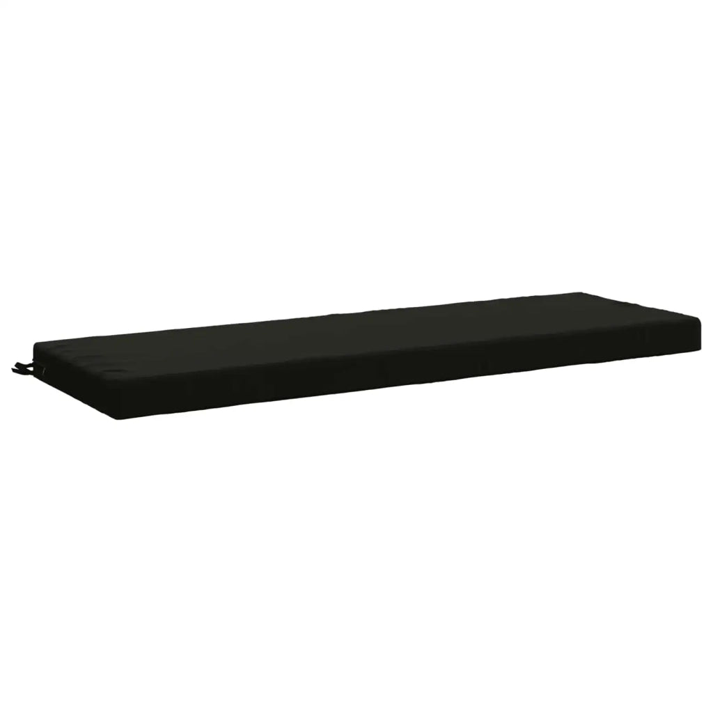 Cuscini per Panchina a 2 Pezzi SOEST 2 pz 100% Poliestere Nero 950271