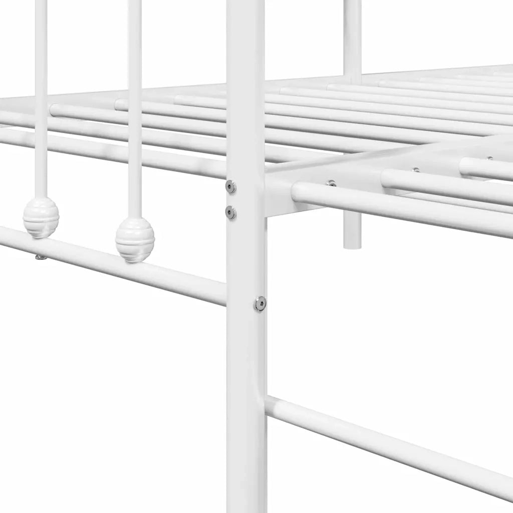 Struttura per letto di giorno-Giroletto Bianco 75 x 190 cm 584777
