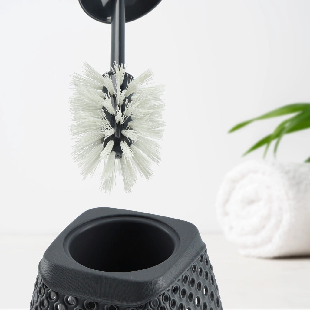 Spazzolino per WC KADAX grigio WC autoportante in plastica
