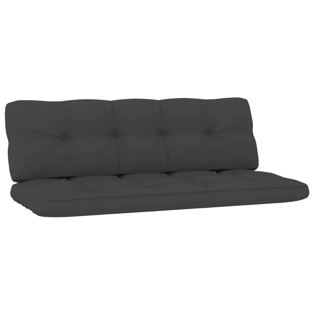 Panca da giardino mobili da esterno per patio mobili da terrazza con cuscini antracite 179 x 76 x 76 cm pino impregnato 02_0011627