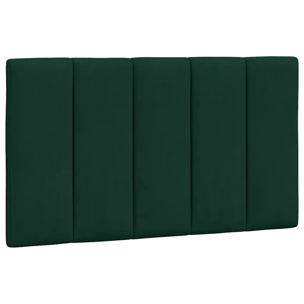 Letto con Materasso Hanko Verde Scuro 90x190 cm in Velluto 3208571