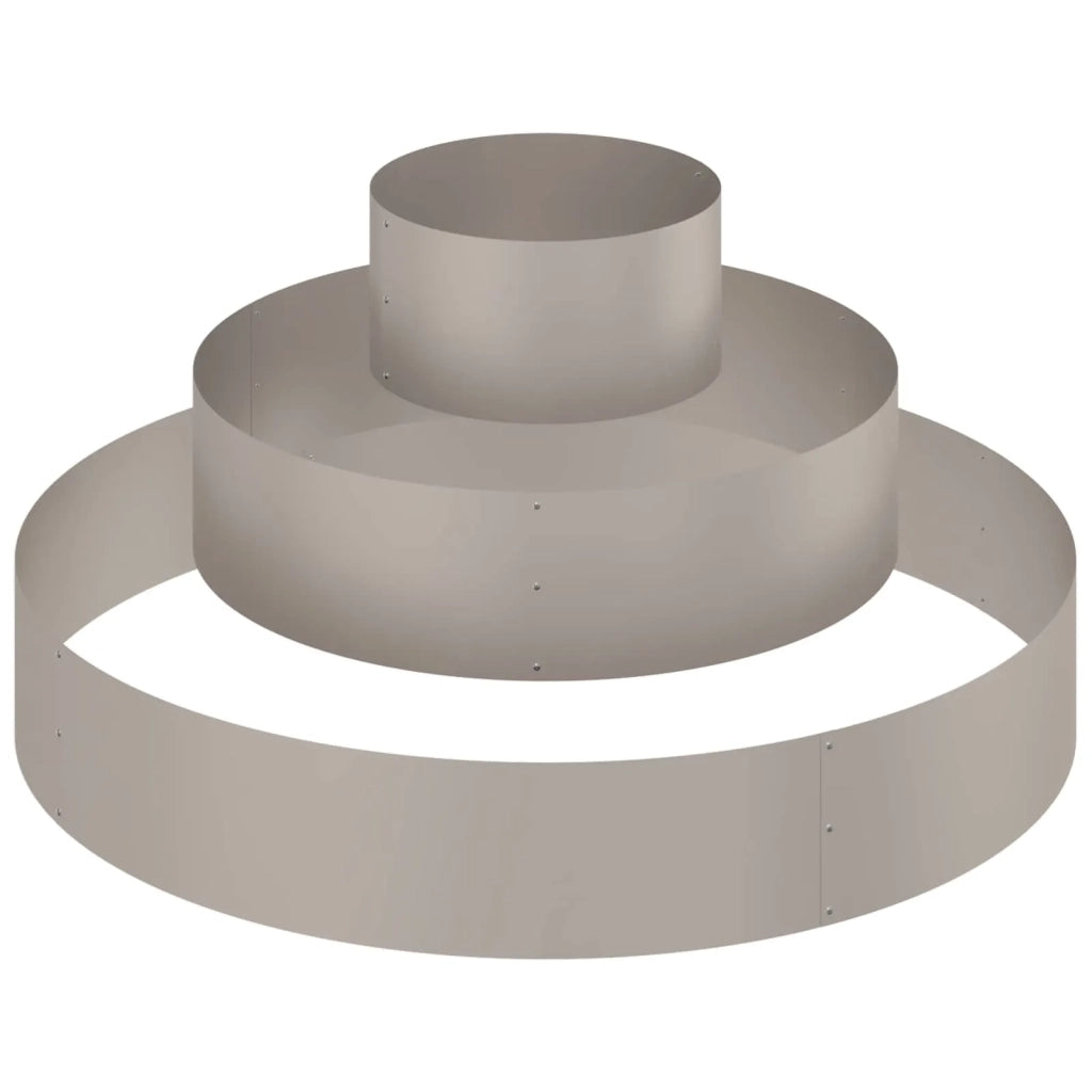 Vaso da giardino Marrone 120 x 120 x 20 cm 873661