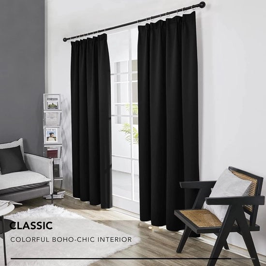 Gordini oscuranti per soggiorno camera da letto 66x90 pollici