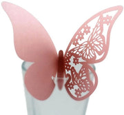 Tavoliere per la disposizione dei posti 50 pezzi - Carte da nome per la tavola - Tavoliere per la disposizione dei posti - Decorazioni di matrimonio - Papierfiori - Dimensioni 11 x 7 cm