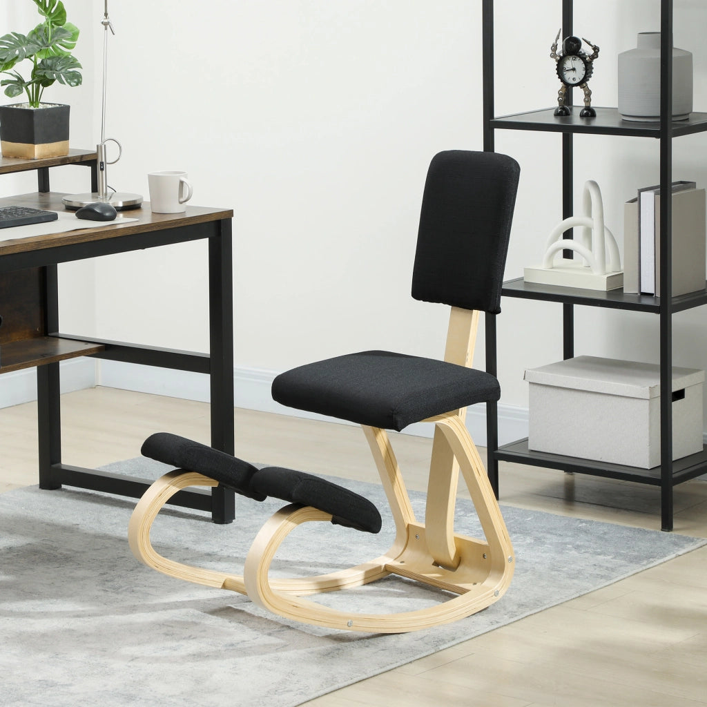 Sedia ergonomica in ginocchio ¨C zephmum ¨C nero