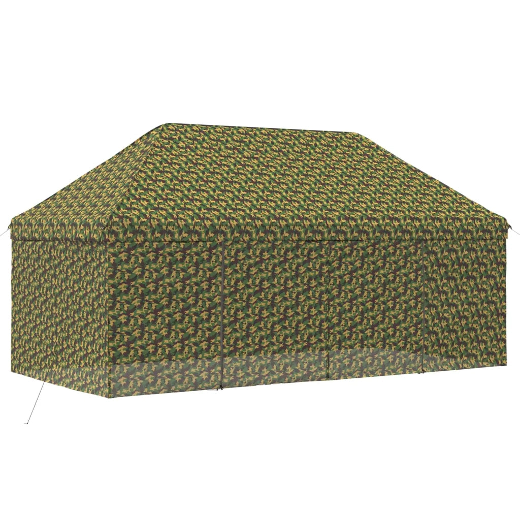 Tendone con 4 Pareti Laterali 2,9 x 5,8 m Camouflage Militare 42036828