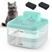 Draadloso Fonteino per Gatti, 2L Fonteino per Gatti con Batteria 2200mAh, Ultra Silenzioso con Sensore di Movimento, 3 Modalità Fonteino per Animali Domestici per Gatti