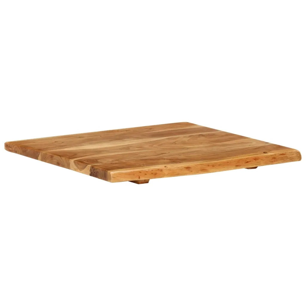 Piano per Lavabo Bagno in Massello di Acacia 58x52x2,5 cm 286317
