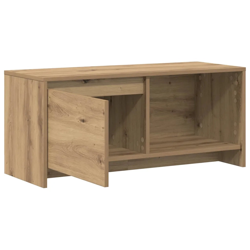 vidaXL Supporto TV rovere artigianale 90 x 35 x 40 cm
