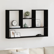 vidaXL Mensola a Muro Rovere Nero 99x15x60 cm in Truciolato