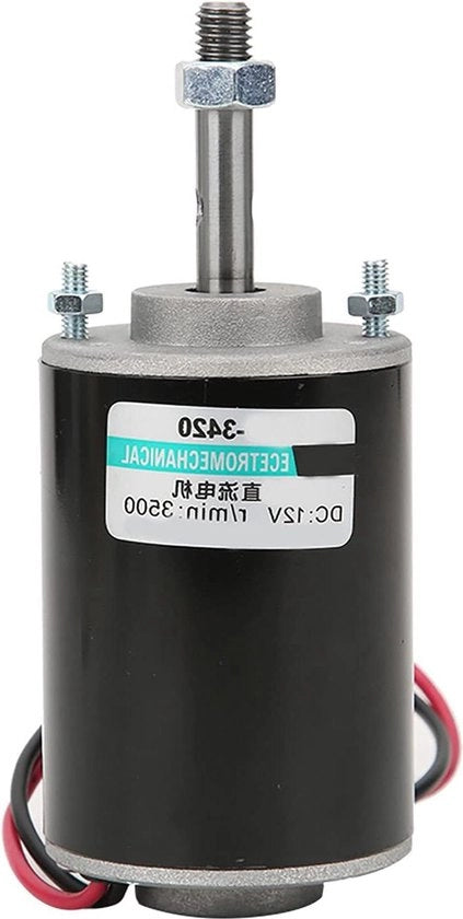Motoelettrica DC Permanente Magnetica Rottore Inversibile Alta Velocità Basso Livello di Rumore Miniaturizzato Motore Elettrico 30W(12V) - Silenzioso - Inversibile