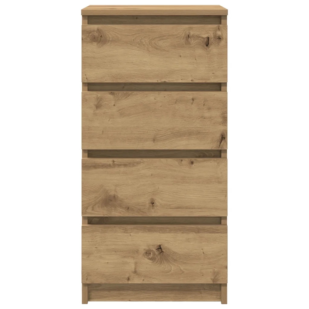 Credenza Rovere Artigianale 37,5x35x76 cm in Legno Multistrato 861759