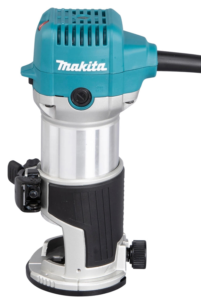 Makita RT0702C – Rifilatore 710W con Base Standard, Pinza e Chiavi
