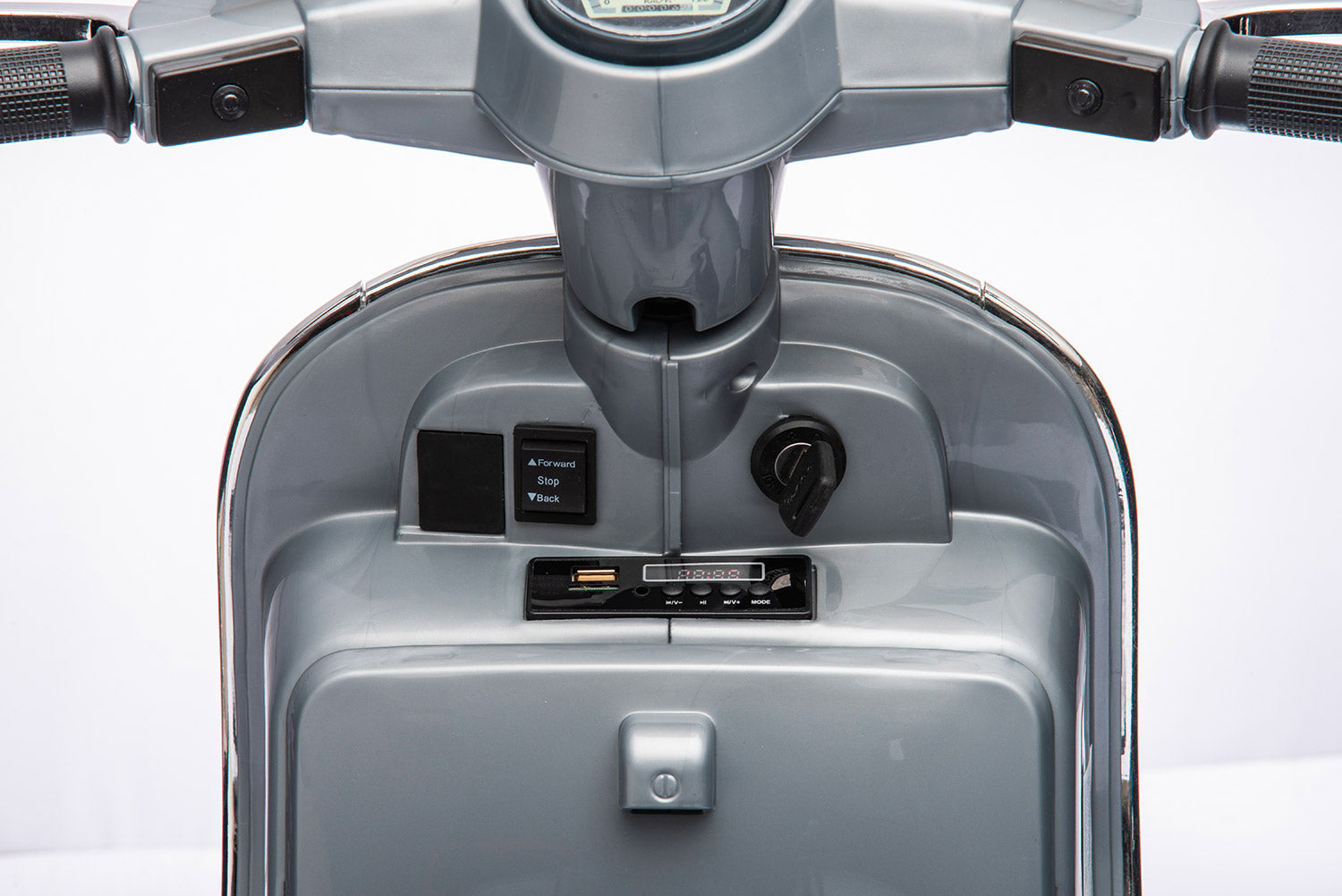 Piaggio Vespa PX150 Full Elettrica 12V per Bambini Grigio