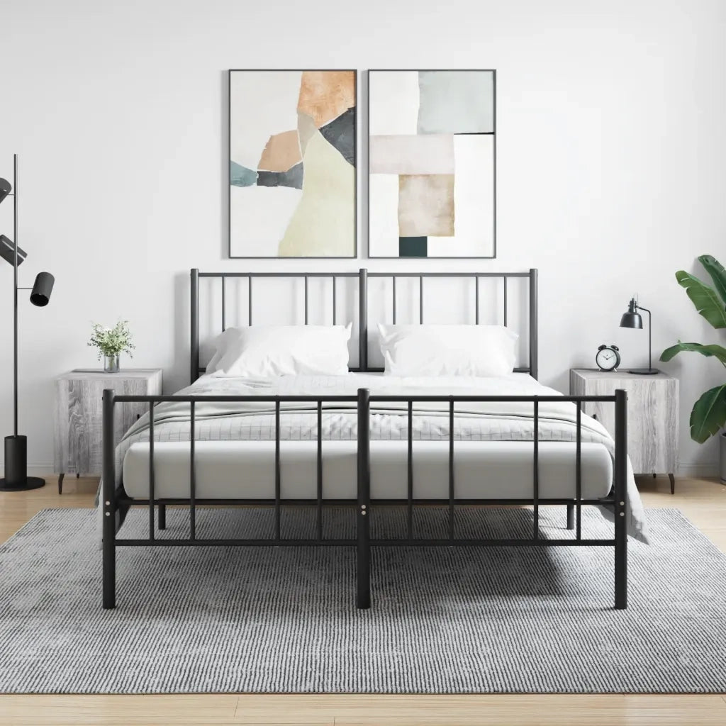 Set di 2 Comodini | Armadio da Notte | Mobiletto da notte Grigio Sonoma 40x40x50 cm in Legno Multistrato