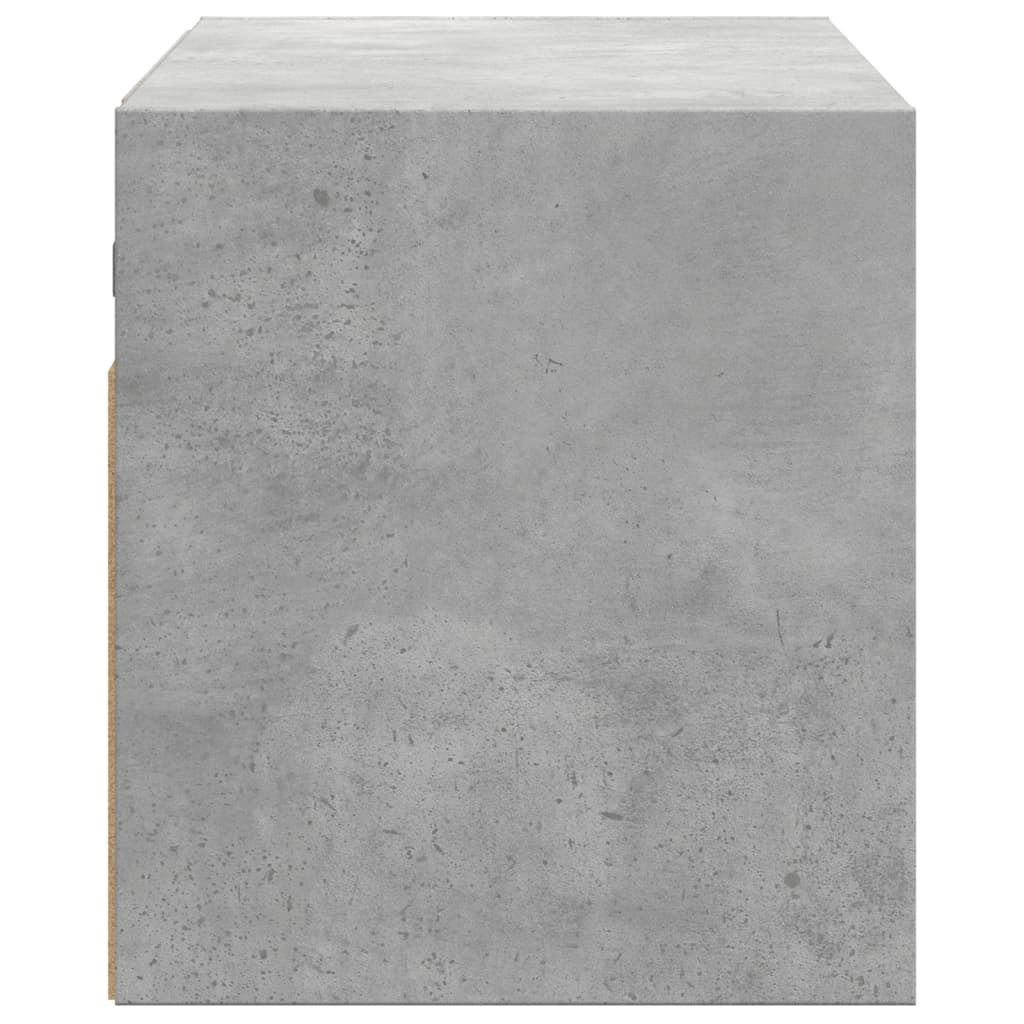 Mobile TV multimediale scaffale TV credenza mobile TV sala da pranzo soggiorno camera da letto montaggio a parete con luci LED 100 x 31 x 35 cm grigio 02_0027840