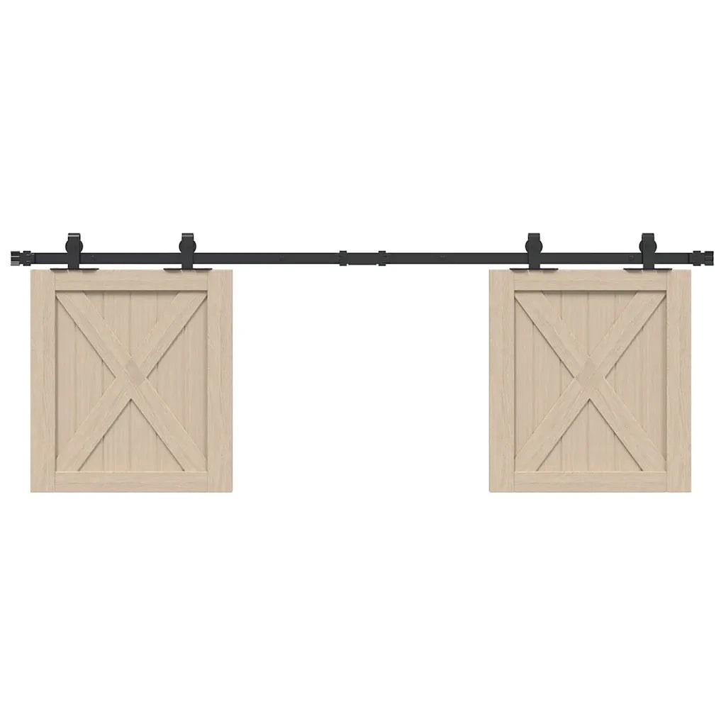 Kit Anta Scorrevole per Armadio 152 cm in Acciaio al Carbonio 4009674