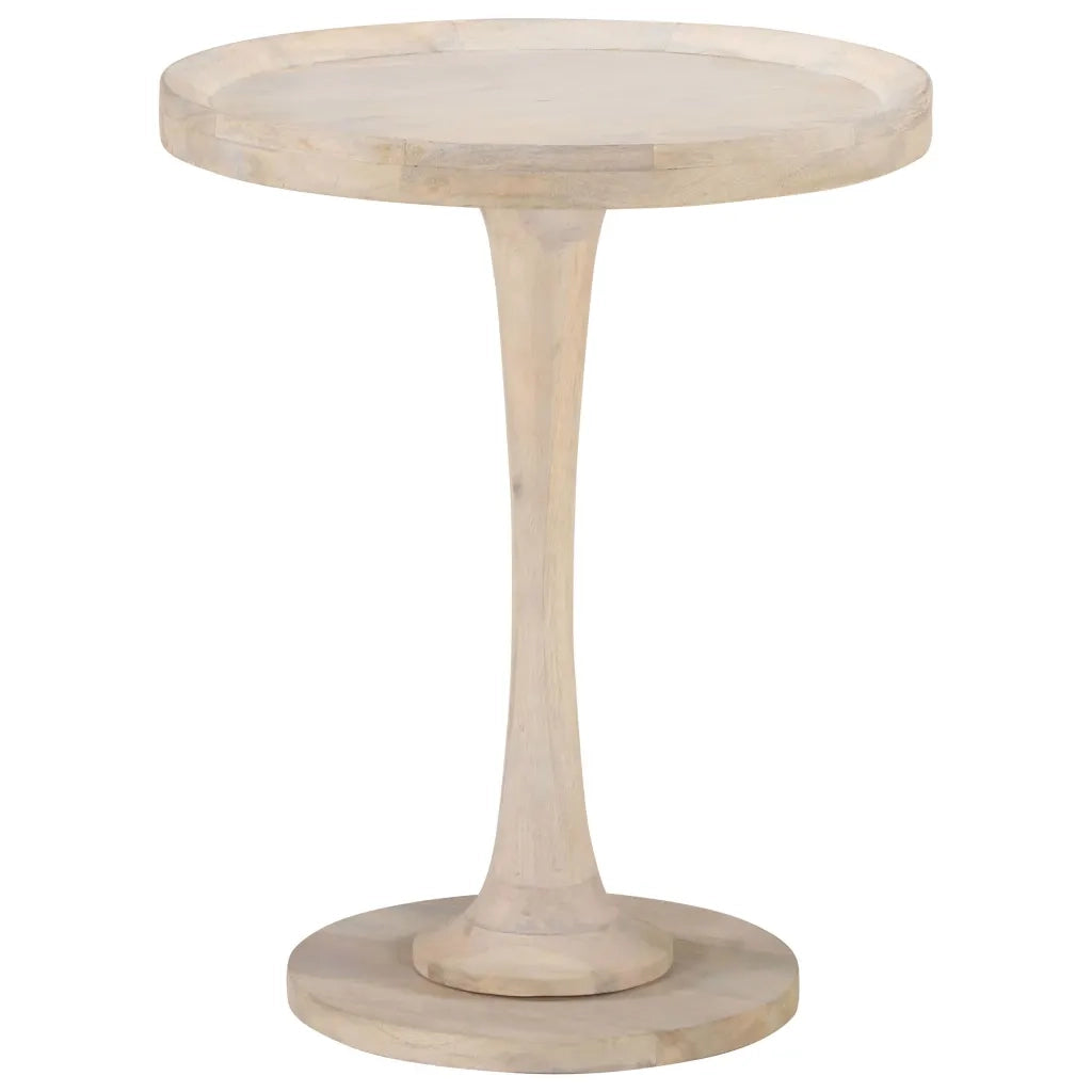 Tavolino di Servizio Ø60x75 cm in Legno Massello di Mango 320598