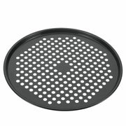Teglia Pizza/Patatine Forata Rotonda 32 Cm Antiad - Metaltex