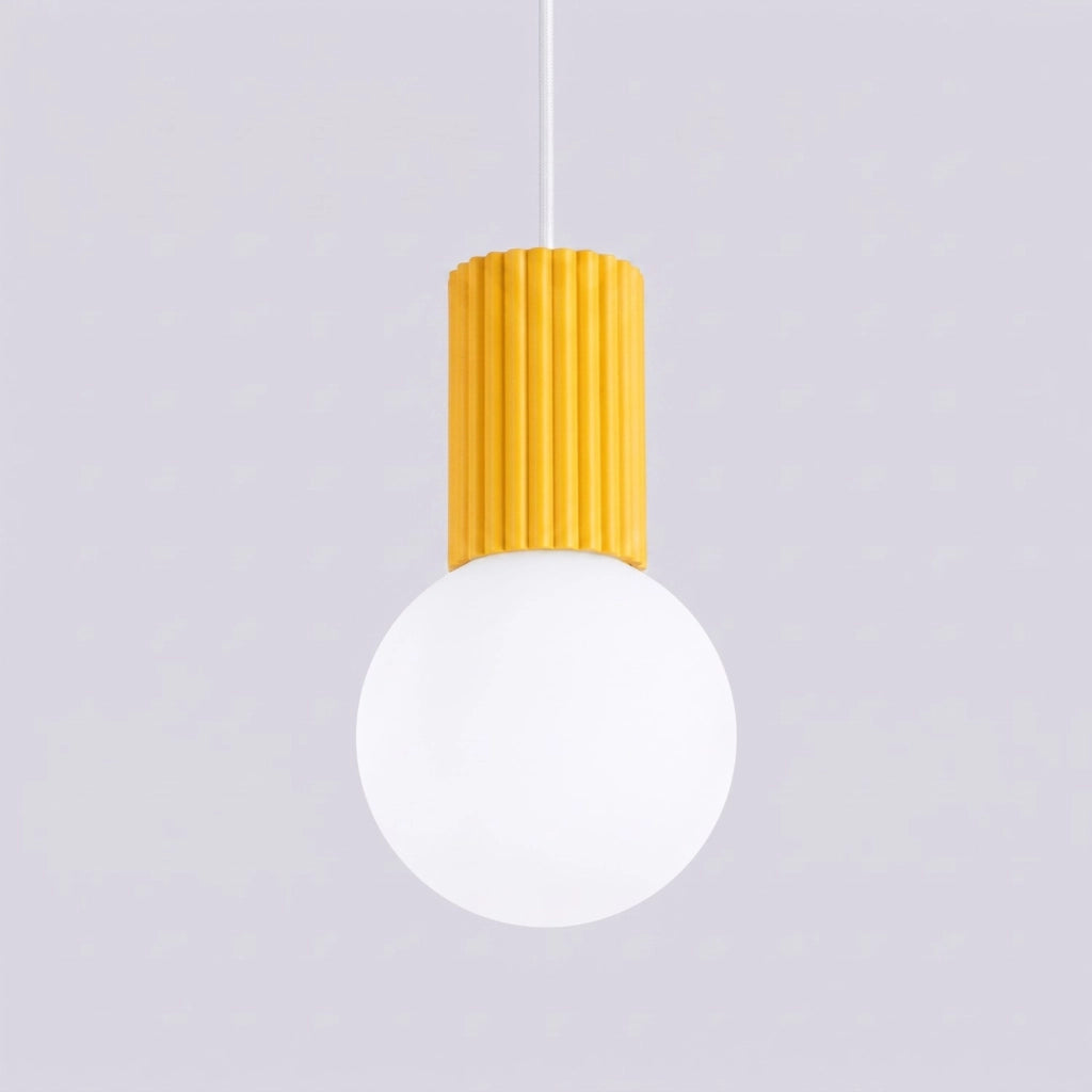 Lampada a sospensione HALO 1 giallo