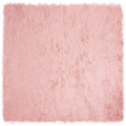 Tappeto in finta TAFALLA | Tappeto del soggiorno Rosa 120 x 120 cm Poliestere