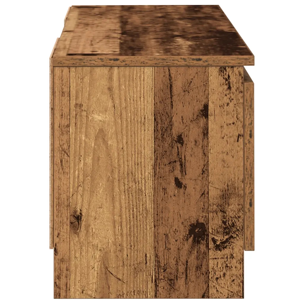 vidaXL Mobile Porta TV Legno Antico 102x30x36 cm Legno Multistrato