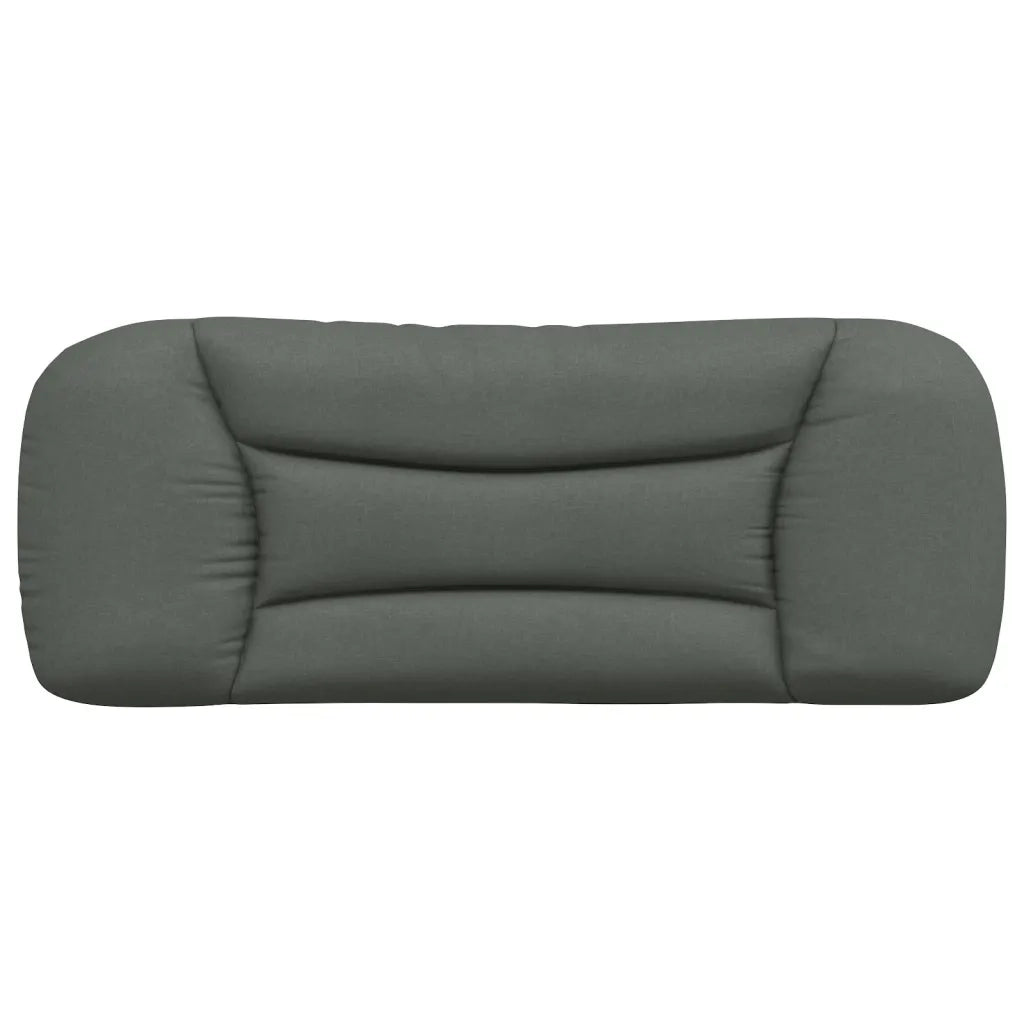 Cuscino testiera Hvar Grigio Scuro 100 cm in Tessuto 3207717