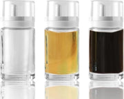 Set di 3 piccole bottiglie in vetro per cucina - impermeabili, non rilasciano gocce, BPA-free