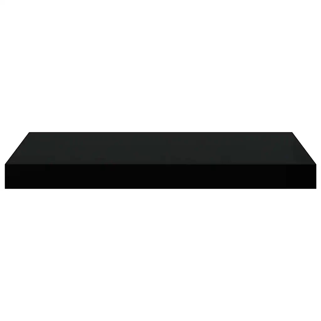 Scaffali a Parete 2 pz Neri 50x23x3,8 cm in MDF 323830
