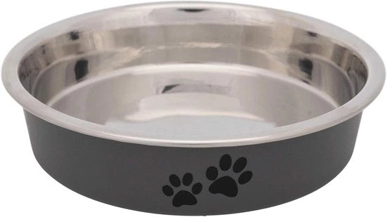 Bacino in acciaio inossidabile per rassen con muso corto - 0.25 litri, Ø 13 cm
