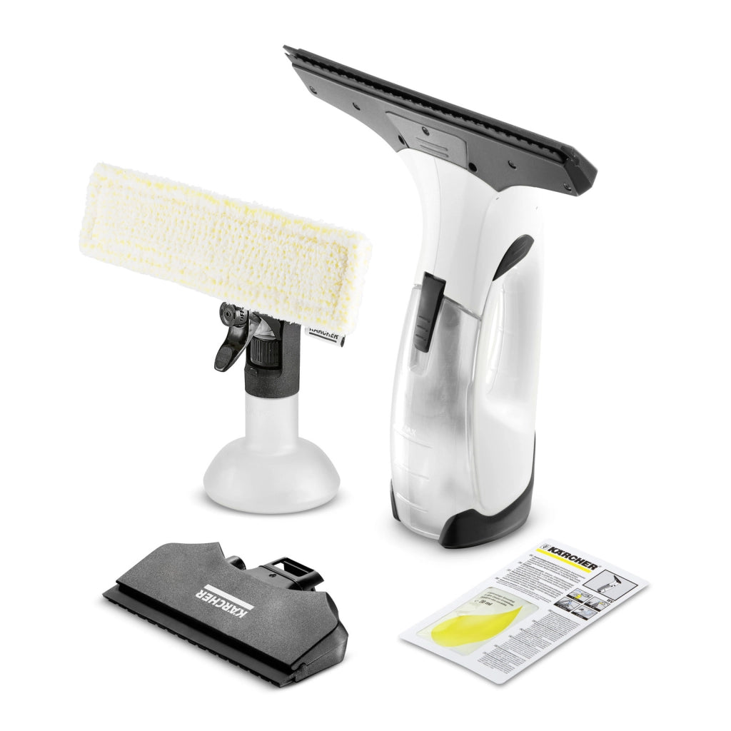 KARCHER Lavavetri a batteria WV 2 Plus N - Serbatoio acqua sporca: 100 ml - Autonomia: 35 min - Tempo di ricarica della batteria: 230 min