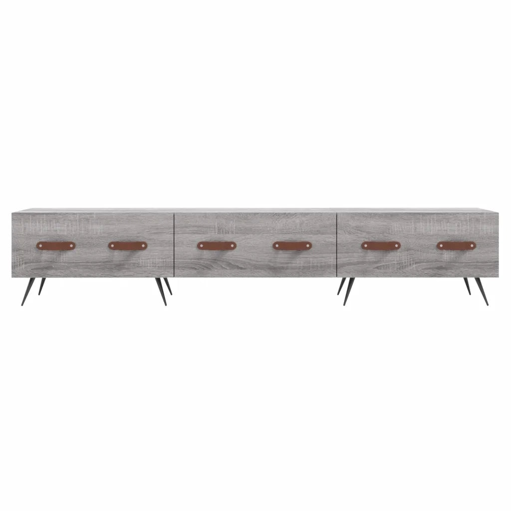 Mobile Porta TV-Mobile per TV-Credenza TV Grigio Sonoma 150x36x30 cm in Legno Multistrato 902512