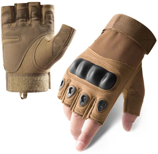 Manica tattica esterna per uomo e donna - Manica senza dita - Manica per bicicletta da outdoor - Adatta per sport all'aperto, motociclette, bicicletta, allenamento, pistole a gas, tiro, caccia, camminata - Dimensione XL