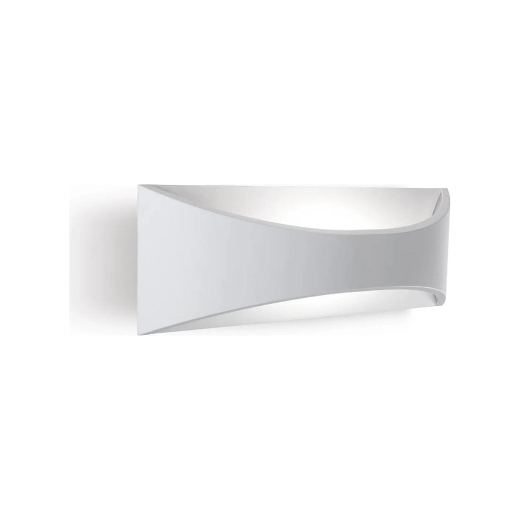 Applique Per Esterni Ed Interni In Alluminio Bianco Led 12W 400 Lm 3000K Moon