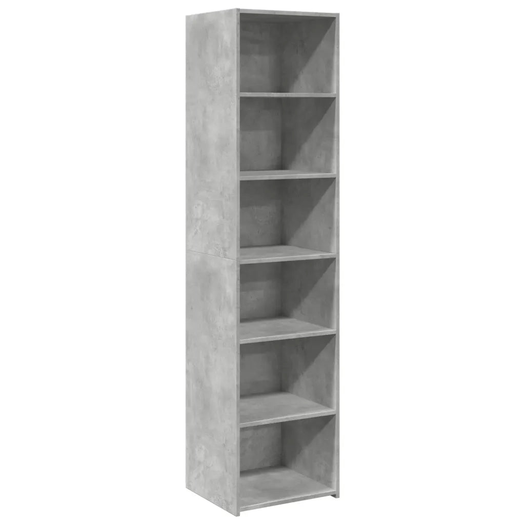 Credenza Grigio Cemento 45x41x185 cm in Legno Multistrato 3281676