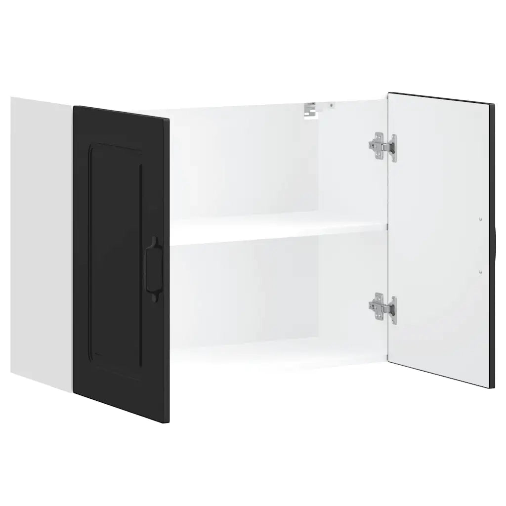Pensile da Cucina Kalmar Nero in Legno Multistrato