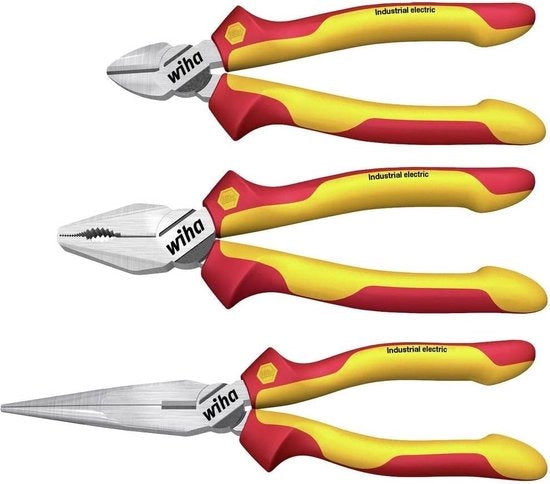 Set di taglieri universale 3 pezzi per elettricisti (38637) 180 mm + 200 mm + 160 mm