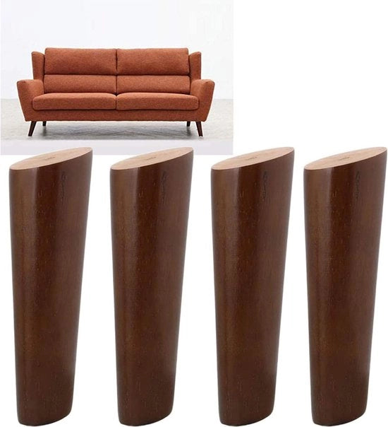 Set di 4 Sostegni per Mobili in Metallo Regolabili - Sostegni per Tavolo e Cucina - Sostegni per Armadio e Cassetta - Accessori per Tavolo e Cucina - Altezza 8cm - Nero