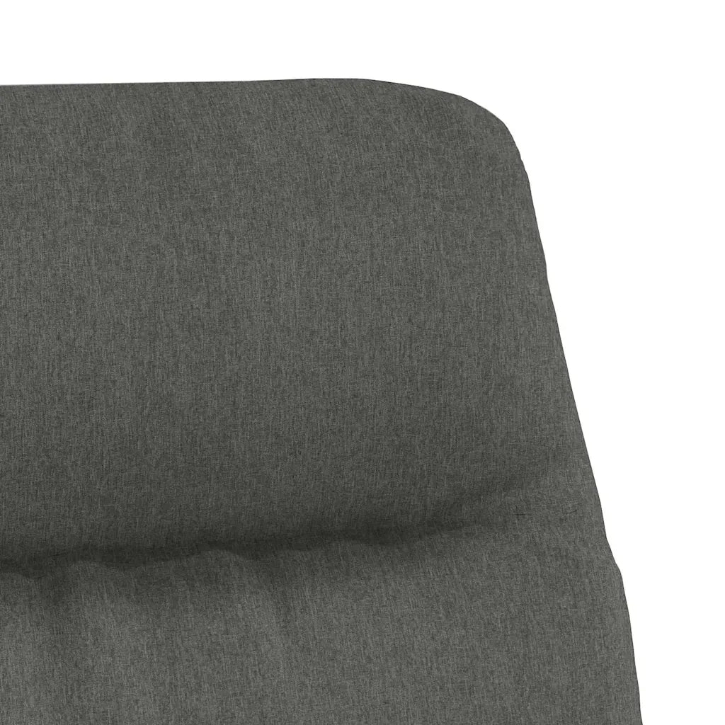 Divano Sedia-Poltrona Relax Grigio Scuro in Tessuto 661168