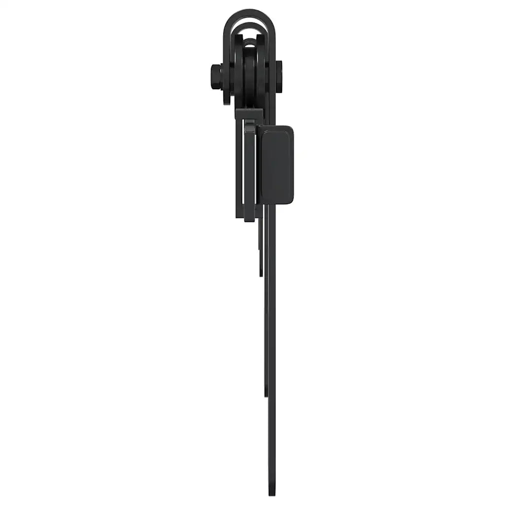 vidaXL Kit Anta Scorrevole per Armadio 122 cm in Acciaio al Carbonio