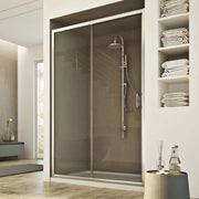Porta Doccia 130CM H185 trasparente  mod. Replay 1 Anta