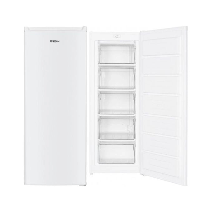 NGM CV241WME Congelatore Verticale 168 L 143 cm Classe E 40 dB 5 Cassetti Statico colore Bianco