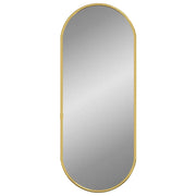 Specchio da Parete | Specchio decorativo Dorato 50x20 cm Ovale
