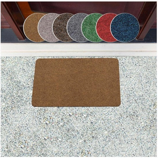 Mat di ingresso in kokos, idoneo per cucina, camera da letto, soggiorno, ingresso, 40x60cm, resistentente all'acqua, lavabile