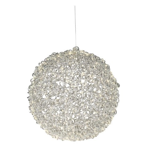 Decorazione luminosa natale amicasa 9493908 sfera silver