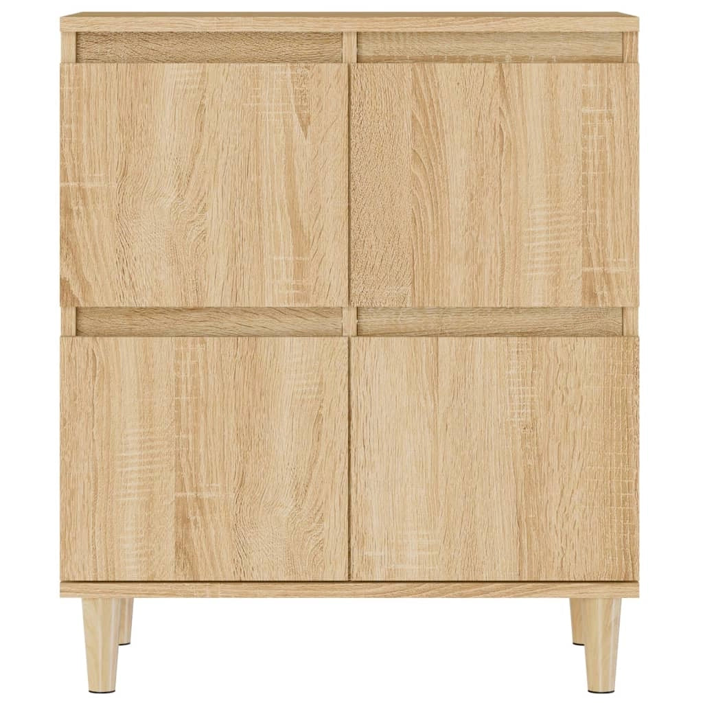 Buffet credenza cassettiera armadio mobile contenitore organizer per cucina soggiorno salotti 3 pezzi rovere Sonoma 60 x 35 x 70 cm legno ingegnerizzato marrone 02_0037097
