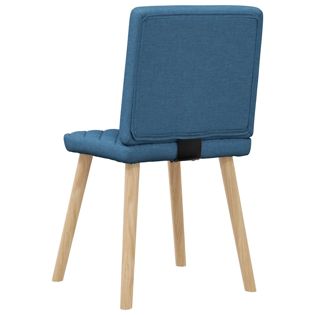 Sedie da Pranzo 6 pz Blu in Tessuto 3315499