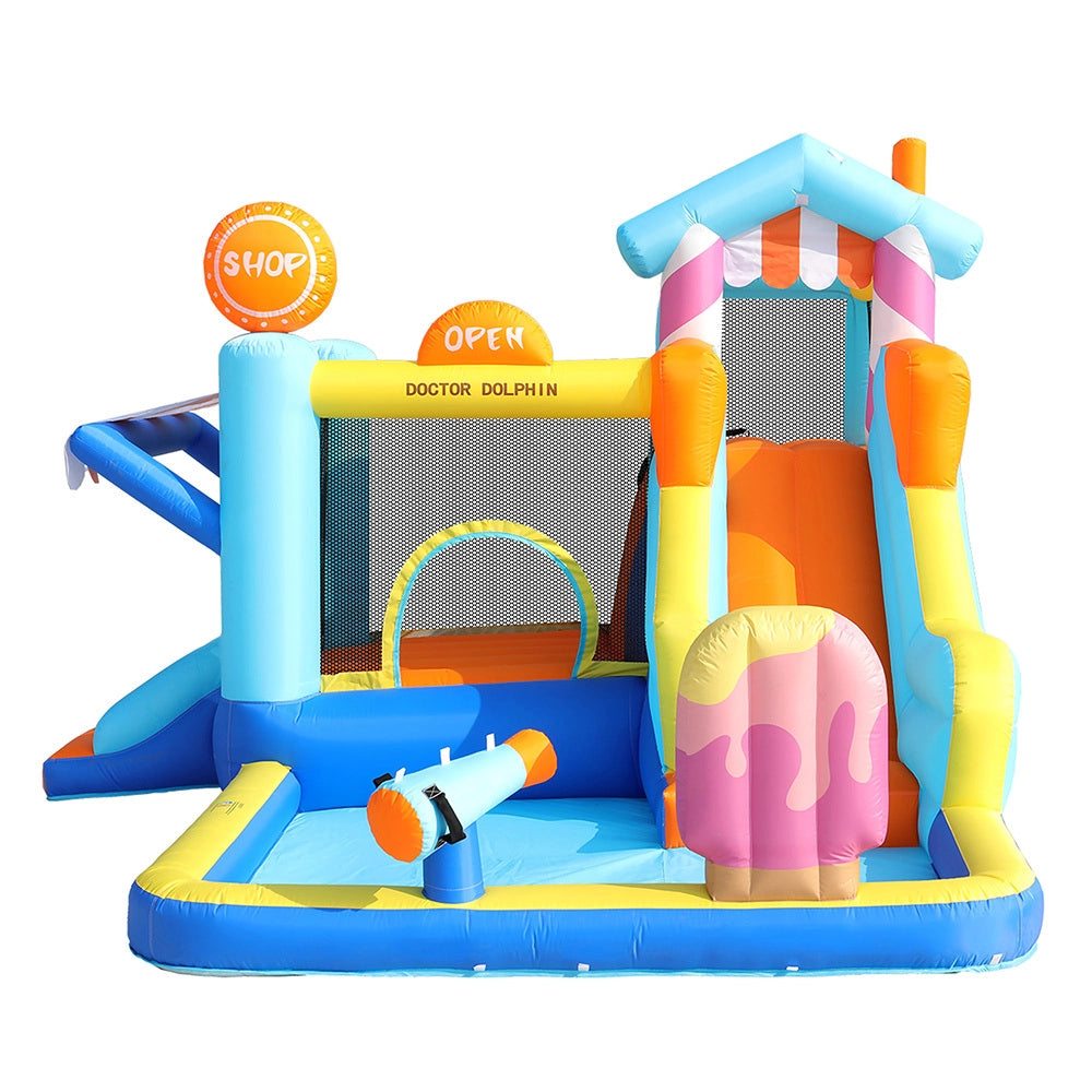 Parco giochi bambini - Xylo - Ventilatore 450W trampolino scivolo acquatico