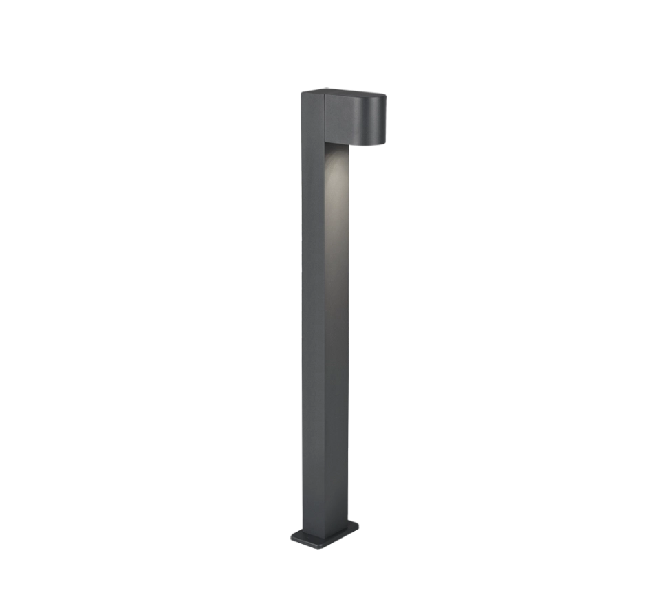 Lampione Esterno Giardino Palo Alto 5W 100cm Antracite Roya GD Trio