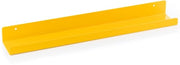 Supporto per dischi in vinile – Pannello di esposizione in metallo – Mostra i tuoi dischi preferiti sulla parete – Questo supporto per dischi si adatta a tutti i dischi (Giallo)